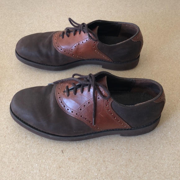 Dexter Nubuck Saddle Oxford Shoes - Brown main image 16